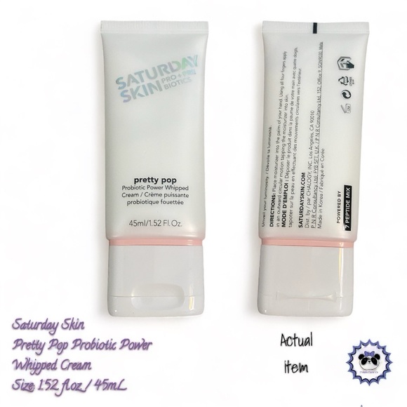 ❤️ 2 for $19- Saturday Skin | Pretty PopProbiotic Power Whipped Cream, Full, NEW - Picture 2 of 7